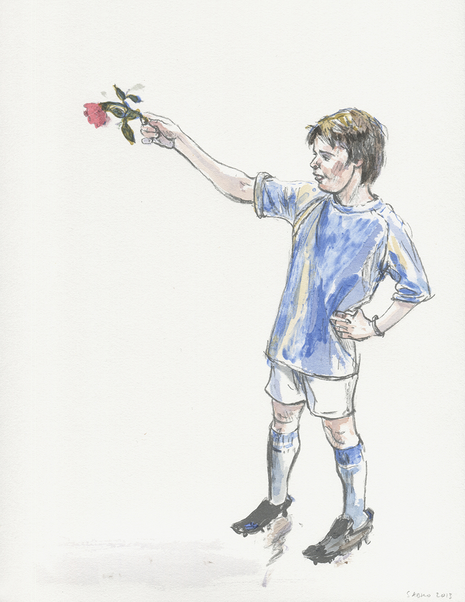 Boy with a Rose