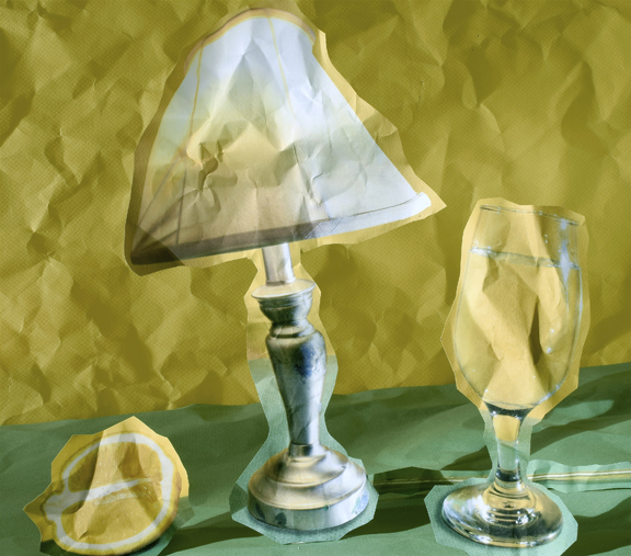 Lemon, Lamp & Water
